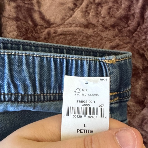 GAP Navy Wide Leg Women's Jeans - Picture 14 of 16